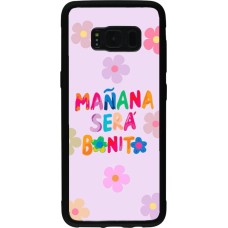 Samsung Galaxy S8 Case Hülle - Silikon schwarz Karol G Manana sera bonito