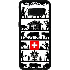 Samsung Galaxy S8 Case Hülle - Silikon schwarz Poya Schweiz 1