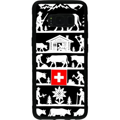 Samsung Galaxy S8 Case Hülle - Silikon schwarz Poya Schweiz 1 schwarz