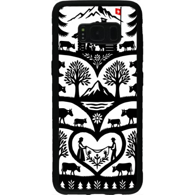 Samsung Galaxy S8 Case Hülle - Silikon schwarz Poya Schweiz 2