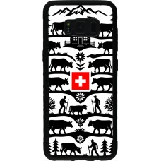 Samsung Galaxy S8 Case Hülle - Silikon schwarz Poya Schweiz 3