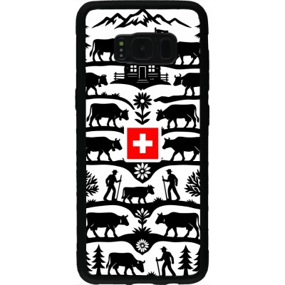 Samsung Galaxy S8 Case Hülle - Silikon schwarz Poya Schweiz 3