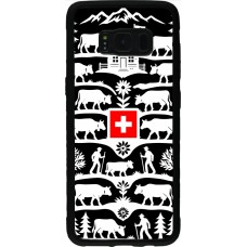 Samsung Galaxy S8 Case Hülle - Silikon schwarz Poya Schweiz 3 schwarz