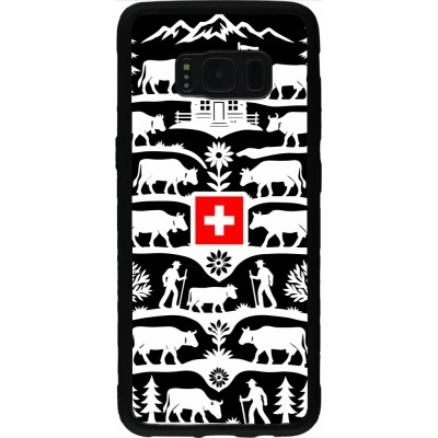 Samsung Galaxy S8 Case Hülle - Silikon schwarz Poya Schweiz 3 schwarz