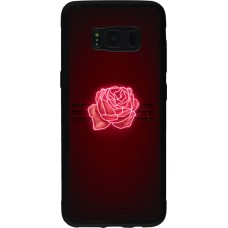 Samsung Galaxy S8 Case Hülle - Silikon schwarz Spring 23 neon rose