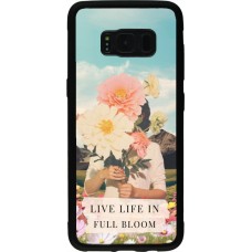 Samsung Galaxy S8 Case Hülle - Silikon schwarz Live life in full moon Spring 2026
