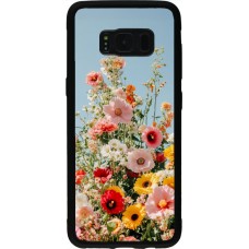 Samsung Galaxy S8 Case Hülle - Silikon schwarz Spring flowers Spring 2026