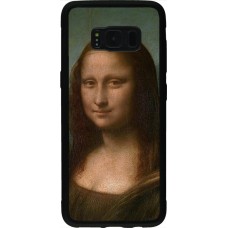 Samsung Galaxy S8 Case Hülle - Silikon schwarz Kunstbild - Mona Lisa - Leonardo de Vinci