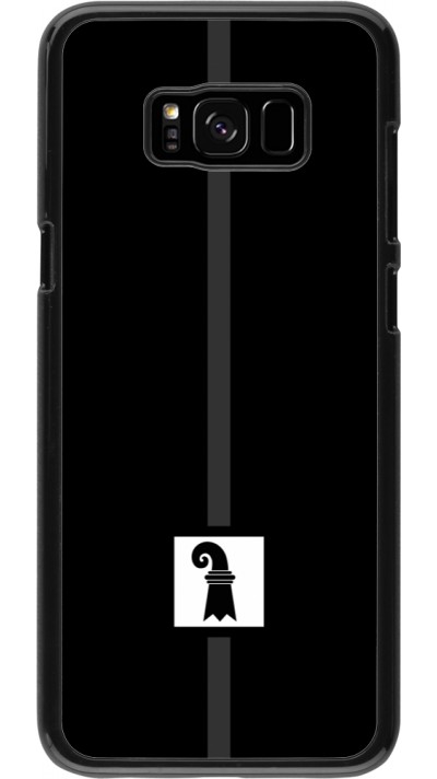 Samsung Galaxy S8+ Case Hülle - Kanton BS schwarz