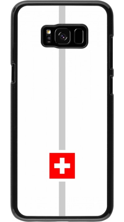 Samsung Galaxy S8+ Case Hülle - Kanton CH weiss