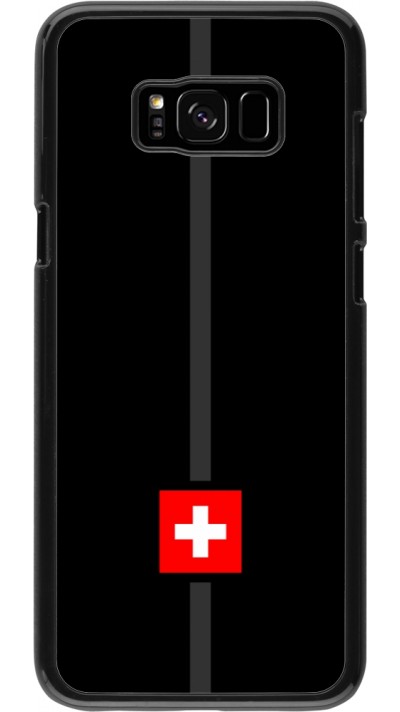 Samsung Galaxy S8+ Case Hülle - Kanton CH schwarz
