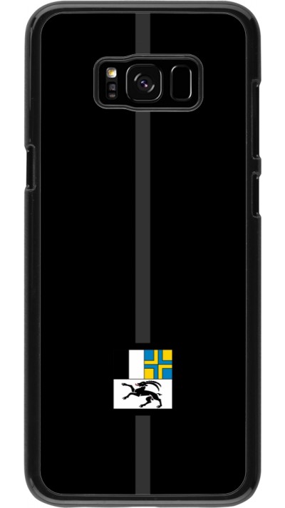Samsung Galaxy S8+ Case Hülle - Kanton GR schwarz