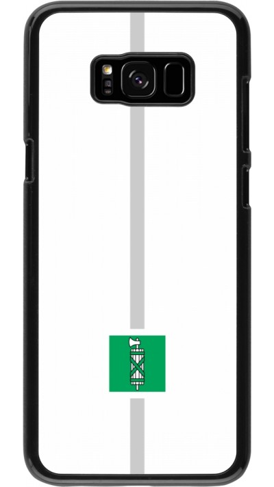 Samsung Galaxy S8+ Case Hülle - Kanton SG weiss