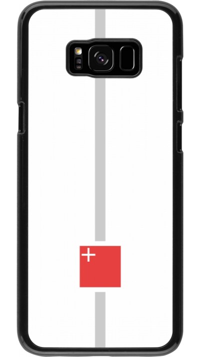 Samsung Galaxy S8+ Case Hülle - Kanton SZ weiss