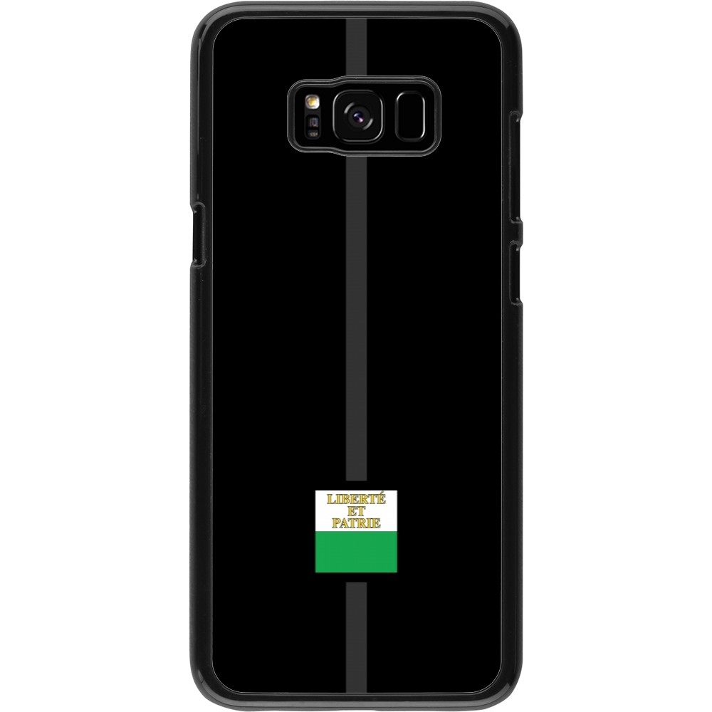 Samsung Galaxy S8+ Case Hülle - Kanton VD schwarz