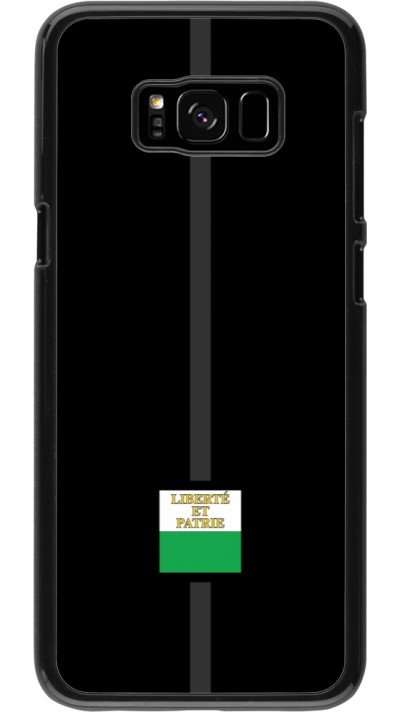 Samsung Galaxy S8+ Case Hülle - Kanton VD schwarz