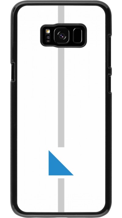Samsung Galaxy S8+ Case Hülle - Kanton ZH weiss