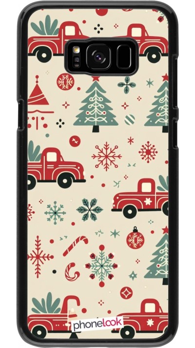 Samsung Galaxy S8+ Case Hülle - Weihnachten 2024 Lkw Tanne