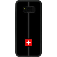 Samsung Galaxy S8+ Case Hülle - Silikon schwarz Kanton CH schwarz