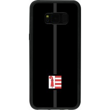 Samsung Galaxy S8+ Case Hülle - Silikon schwarz Kanton JU schwarz