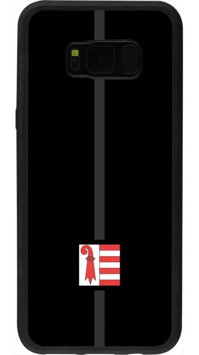 Samsung Galaxy S8+ Case Hülle - Silikon schwarz Kanton JU schwarz
