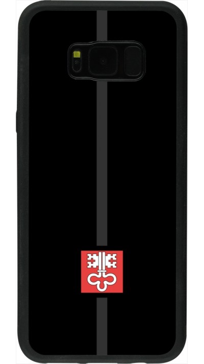 Samsung Galaxy S8+ Case Hülle - Silikon schwarz Kanton NW schwarz