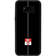 Samsung Galaxy S8+ Case Hülle - Silikon schwarz Kanton OW schwarz