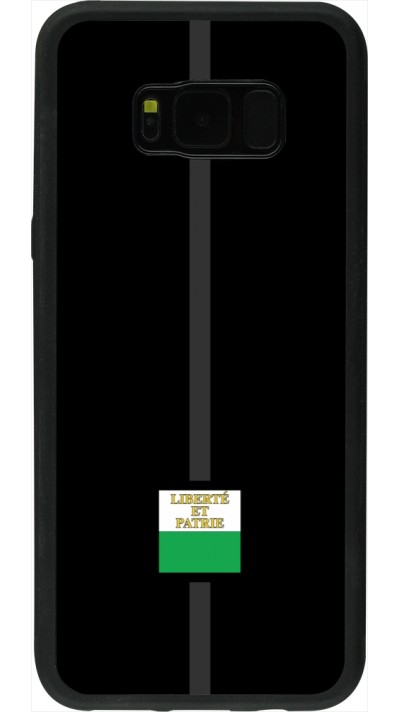 Samsung Galaxy S8+ Case Hülle - Silikon schwarz Kanton VD schwarz