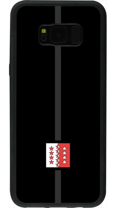Samsung Galaxy S8+ Case Hülle - Silikon schwarz Kanton VS schwarz