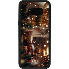 Samsung Galaxy S8+ Case Hülle - Silikon schwarz Christmas 25 Xmas Nutcracker