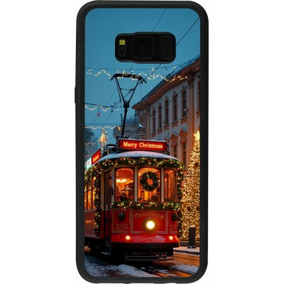 Samsung Galaxy S8+ Case Hülle - Silikon schwarz Christmas 25 Xmas Train