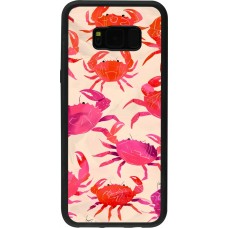 Samsung Galaxy S8+ Case Hülle - Silikon schwarz Crabs Paint