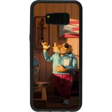 Samsung Galaxy S8+ Case Hülle - Silikon schwarz Dancing frog DTMF