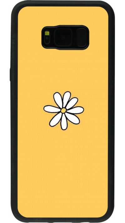 Samsung Galaxy S8+ Case Hülle - Silikon schwarz Easter 2023 daisy