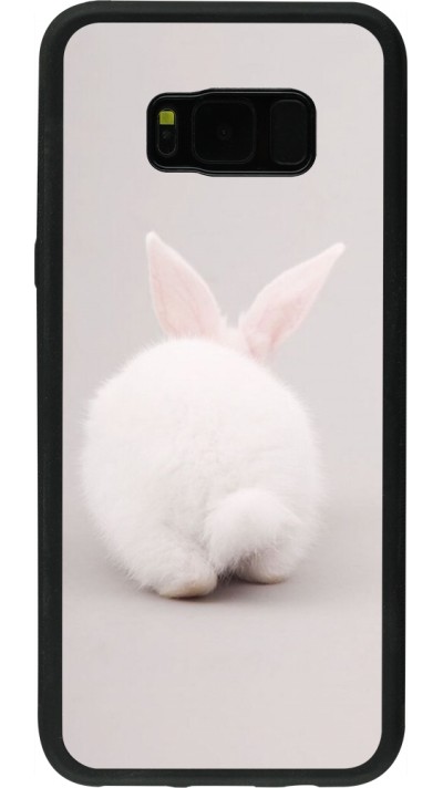 Samsung Galaxy S8+ Case Hülle - Silikon schwarz Easter 2024 bunny butt