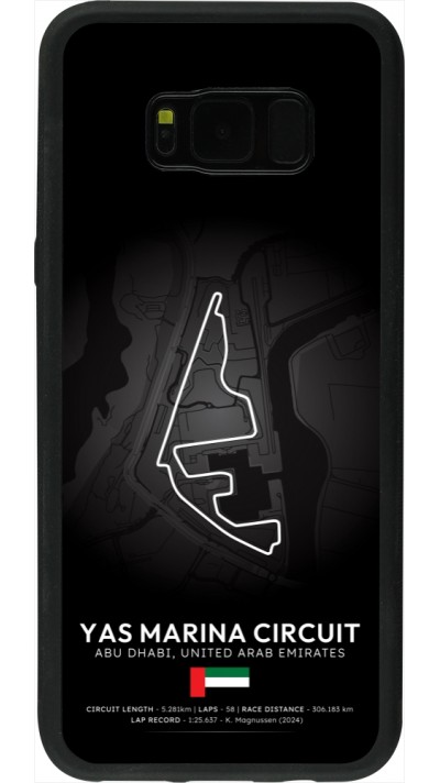 Samsung Galaxy S8+ Case Hülle - Silikon schwarz F1 Track 2025 Abu Dhabi