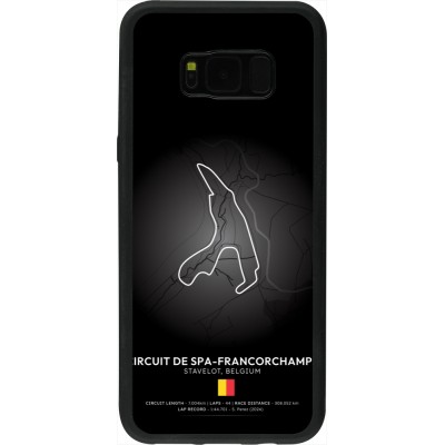 Samsung Galaxy S8+ Case Hülle - Silikon schwarz F1 Track 2025 Belgium