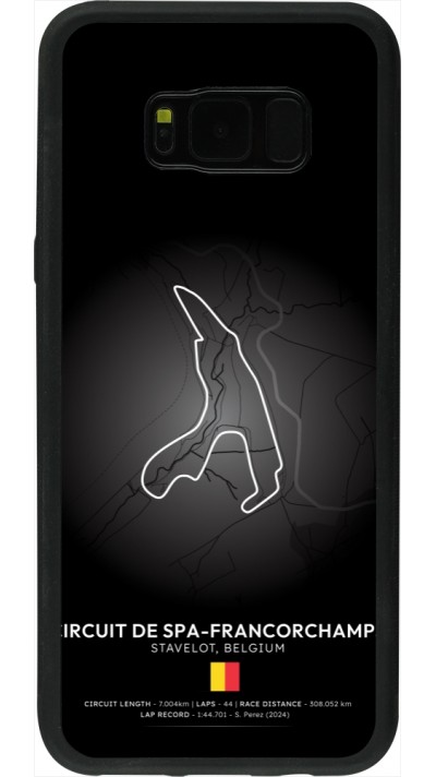 Samsung Galaxy S8+ Case Hülle - Silikon schwarz F1 Track 2025 Belgium