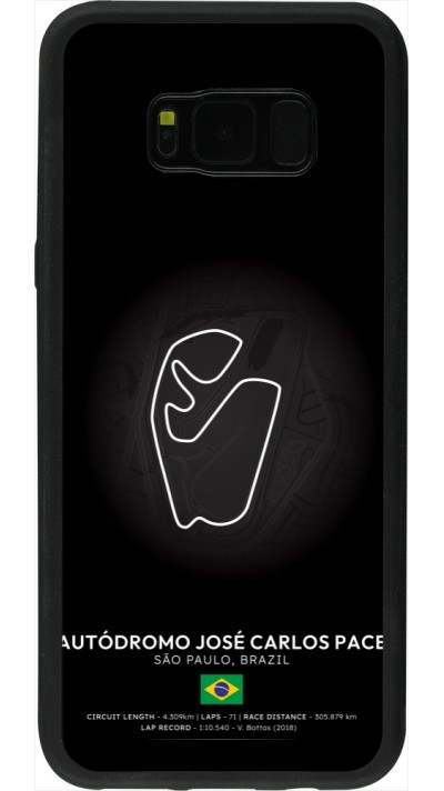 Samsung Galaxy S8+ Case Hülle - Silikon schwarz F1 Track 2025 Brazil