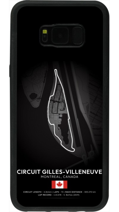 Samsung Galaxy S8+ Case Hülle - Silikon schwarz F1 Track 2025 Canada