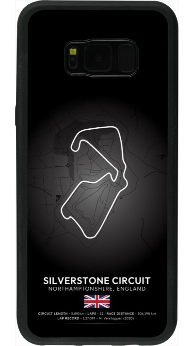 Samsung Galaxy S8+ Case Hülle - Silikon schwarz F1 Track 2025 Great Britan