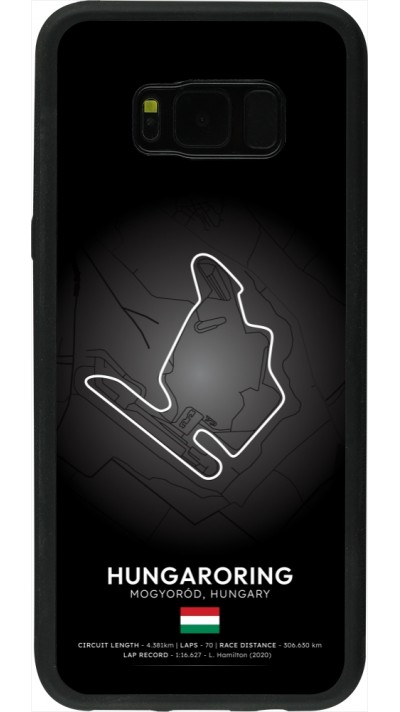 Samsung Galaxy S8+ Case Hülle - Silikon schwarz F1 Track 2025 Hungary