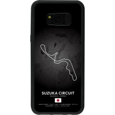 Samsung Galaxy S8+ Case Hülle - Silikon schwarz F1 Track 2025 Japan