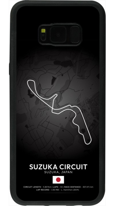 Samsung Galaxy S8+ Case Hülle - Silikon schwarz F1 Track 2025 Japan
