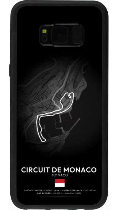 Samsung Galaxy S8+ Case Hülle - Silikon schwarz F1 Track 2025 Monaco