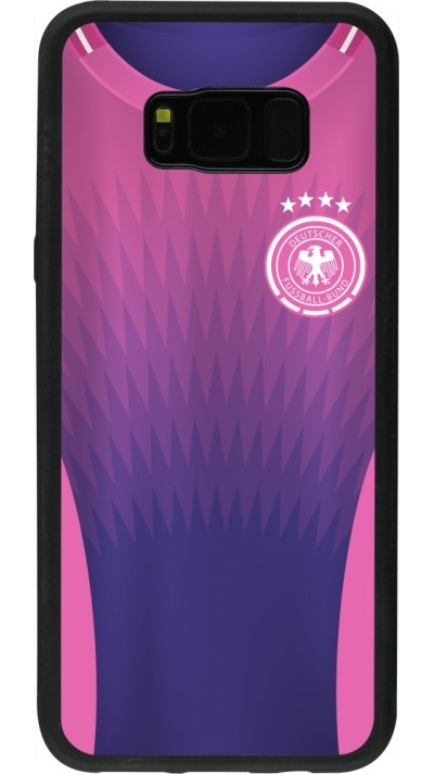 Samsung Galaxy S8+ Case Hülle - Silikon schwarz Deutschland Away personalisierbares Fussballtrikot