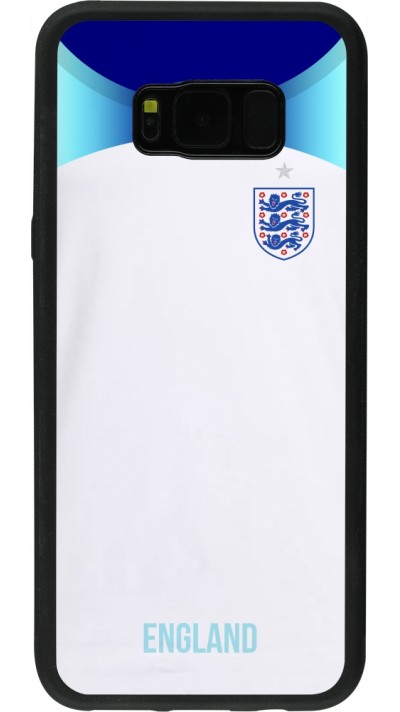 Samsung Galaxy S8+ Case Hülle - Silikon schwarz England 2022 personalisierbares Fußballtrikot