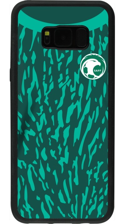 Samsung Galaxy S8+ Case Hülle - Silikon schwarz Saudi-Arabien 2022 personalisierbares Fussballtrikot
