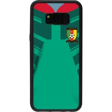 Samsung Galaxy S8+ Case Hülle - Silikon schwarz Kamerun 2022 personalisierbares Fussballtrikot