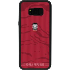 Samsung Galaxy S8+ Case Hülle - Silikon schwarz Südkorea 2026 personalisierbares Fussballtrikot
